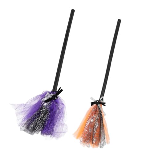 VALICLUD 2St Halloween Hexenbesenkostüm Spinnweben Halloween-Kostümzubehör Kessel Halloween-Besen-Ornament Halloween atmosphäre Kinderkleider Cosplay Hexenbesen Hexenbesenstiel Tuch VALICLUD 2St Halloween Hexenbesenkostüm Spinnweben Halloween-Kostümzubehör Kessel Halloween-Besen-Ornament Halloween atmosphäre Kinderkleider Cosplay Hexenbesen Hexenbesenstiel Tuch von VALICLUD