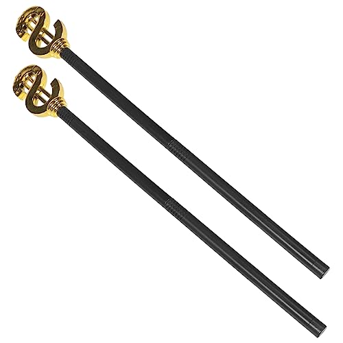 VALICLUD 2St Halloween-Stock Halloween-Kostüm Cosplay Spazierstock Masken Spazierstock Prop Halloween gehstock Halloween Costume Halloween-Anziehstütze Halloween- Plastik von VALICLUD