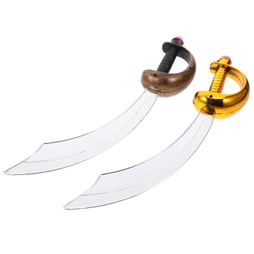 VALICLUD Sicherer PVC-Pirat Für Kinder Detailliertes Design Gebogenes Plastikspielzeug Für Rollenspiele Und Fantasievolles Spielen von VALICLUD