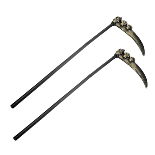 VALICLUD 2St für Halloween Costume de Halloween halloweenkostüme Halloween-Accessoires orgien SIM Halloween-Sicheldekoration Halloween-Party- Kunststoff- Plastik VALICLUD 2St für Halloween Costume de Halloween halloweenkostüme Halloween-Accessoires orgien SIM Halloween-Sicheldekoration Halloween-Party- Kunststoff- Plastik von VALICLUD