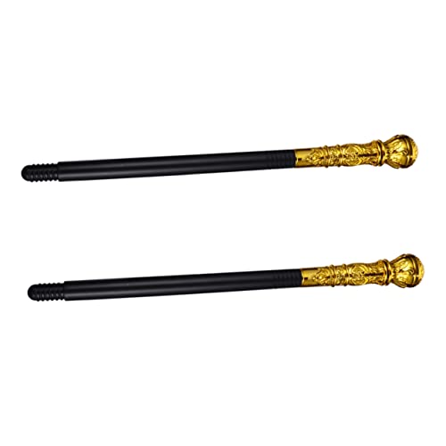 VALICLUD 2Stücke Halloween Kostüm Mit Rundkopf Und Design Tragbarer Zauberstab Für Bühnenauftritte Und Karneval Goldene Königliche Gehstöcke Für Erwachsene VALICLUD 2Stücke Halloween Kostüm Mit Rundkopf Und Design Tragbarer Zauberstab Für Bühnenauftritte Und Karneval Goldene Königliche Gehstöcke Für Erwachsene von VALICLUD