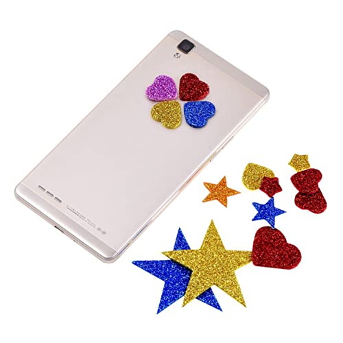 VALICLUD 2er Pack Glitzernde Sterne und Herzen Aufkleber Selbstklebend für DIY Bastelprojekte Scrapbooking Grußkarten und Kinderzimmerdekoration Teiliges mit Funkelnden Motiven VALICLUD 2er Pack Glitzernde Sterne und Herzen Aufkleber Selbstklebend für DIY Bastelprojekte Scrapbooking Grußkarten und Kinderzimmerdekoration Teiliges mit Funkelnden Motiven von VALICLUD