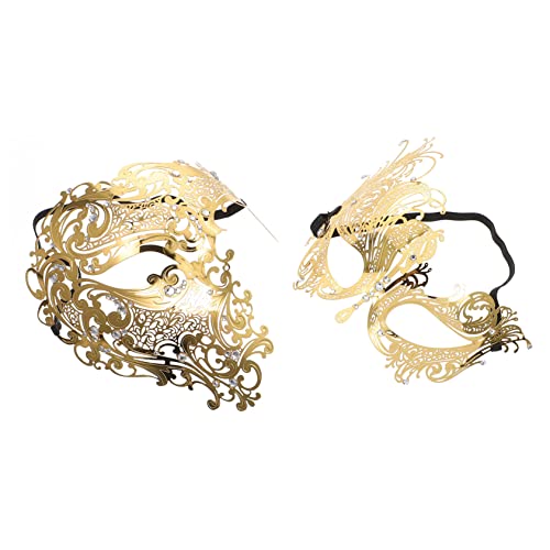 VALICLUD 2st Maske Golddekor Halloweenkostüm Party Hälfte Ball Abschlussball Augenkostüm Halloween- Männer Maskieren Halloween-requisiten Performance- -requisite Golden Legierung VALICLUD 2st Maske Golddekor Halloweenkostüm Party Hälfte Ball Abschlussball Augenkostüm Halloween- Männer Maskieren Halloween-requisiten Performance- -requisite Golden Legierung von VALICLUD