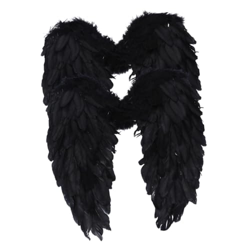VALICLUD 2stücke Teiliges Große Federflügel Für Erwachsene Und Cosplay Zubehör Für Partys Halloween Weihnachten Und Bühnenauftritte von VALICLUD