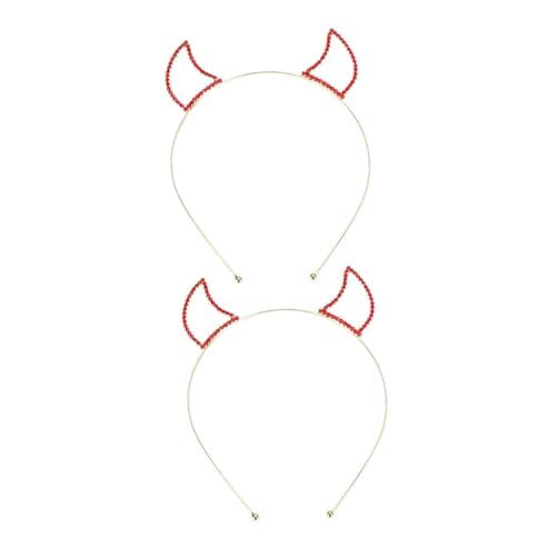 VALICLUD 2stücke Teufelshörner Haarreif Mit Strass Cosplay Haarband Für Halloween Party Und Fotoshootings Leicht Und Bequem Accessoire Für Erwachsene VALICLUD 2stücke Teufelshörner Haarreif Mit Strass Cosplay Haarband Für Halloween Party Und Fotoshootings Leicht Und Bequem Accessoire Für Erwachsene von VALICLUD