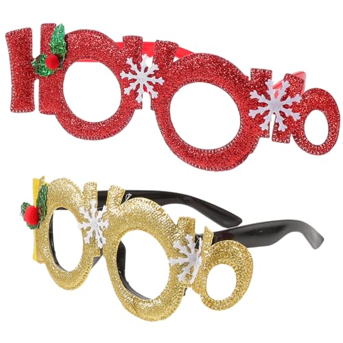 VALICLUD 2stücke Weihnachtsbrille Lustige Dekorative Gläser Für Erwachsene Und Kreative Foto Requisiten Für Festlichkeiten Und Partys Design Unvergessliche VALICLUD 2stücke Weihnachtsbrille Lustige Dekorative Gläser Für Erwachsene Und Kreative Foto Requisiten Für Festlichkeiten Und Partys Design Unvergessliche von VALICLUD