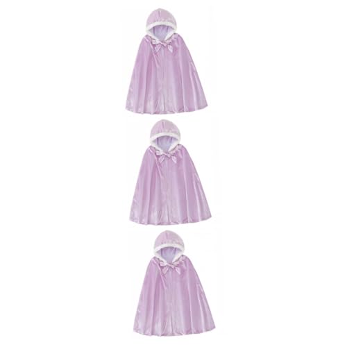 VALICLUD 3 STK Umhang Für Kinder Kleid Cosplay Baumwolle Mädchen von VALICLUD