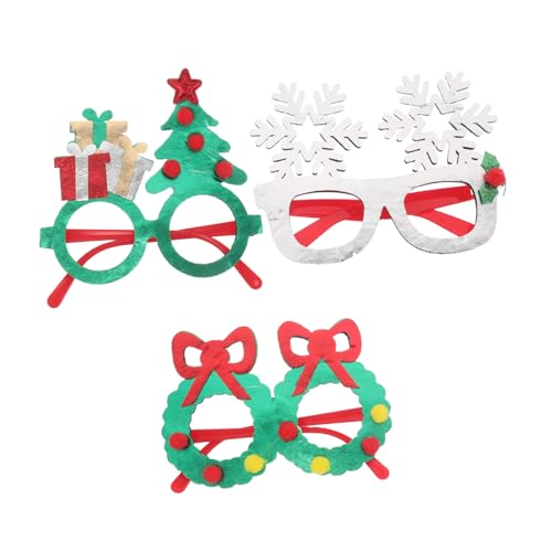 VALICLUD 3 Stück Gläser Für Die Weihnachtsfeier Urlaub Brillengestell Weihnachtsparty-brille Silvesterbrille Weihnachtsbrille Schneeflockenbrillenrahmen Weihnachtsfeier -vorräte Plastik VALICLUD 3 Stück Gläser Für Die Weihnachtsfeier Urlaub Brillengestell Weihnachtsparty-brille Silvesterbrille Weihnachtsbrille Schneeflockenbrillenrahmen Weihnachtsfeier -vorräte Plastik von VALICLUD