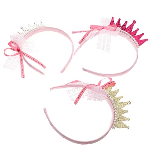 VALICLUD 3 Stück Haarreifen mit Krone und Perlen Haaraccessoires für Zubehör für Partys und Feste und Leicht und Bequem Frisuren VALICLUD 3 Stück Haarreifen mit Krone und Perlen Haaraccessoires für Zubehör für Partys und Feste und Leicht und Bequem Frisuren von VALICLUD