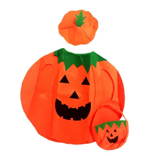 VALICLUD 3 Stück Kürbiskleidung halloween party halloween süßigkeiten party halloween pumpkin costume halloween sussigkeiten Pumpkin outfit Kürbiskostüm Hut Zubehör Halloween -Kostüm Orange VALICLUD 3 Stück Kürbiskleidung halloween party halloween süßigkeiten party halloween pumpkin costume halloween sussigkeiten Pumpkin outfit Kürbiskostüm Hut Zubehör Halloween -Kostüm Orange von VALICLUD