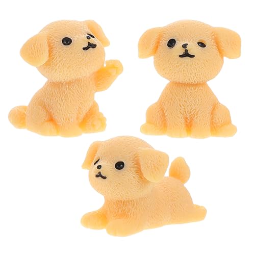 VALICLUD 3 Stück Süße Retriever Miniaturfiguren aus Resin für Auto Armaturenbrett Dekoration Niedliche Hundefiguren für Wohn und Bürodekoration Orangefarben Lebensecht VALICLUD 3 Stück Süße Retriever Miniaturfiguren aus Resin für Auto Armaturenbrett Dekoration Niedliche Hundefiguren für Wohn und Bürodekoration Orangefarben Lebensecht von VALICLUD