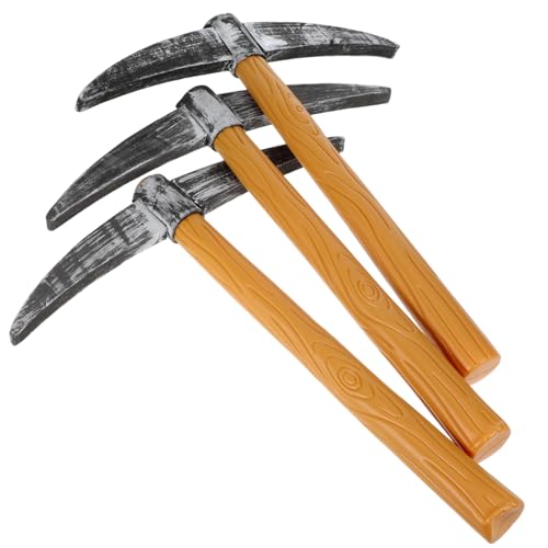 VALICLUD 3 Stück Teiliges Dekoratives Kreuzhacken Kleine Leichte Cosplay spitzhacke als Bühnenrequisite für Zwergenkostüme Fasching und Halloween Party Praktische für Einfaches Handling VALICLUD 3 Stück Teiliges Dekoratives Kreuzhacken Kleine Leichte Cosplay spitzhacke als Bühnenrequisite für Zwergenkostüme Fasching und Halloween Party Praktische für Einfaches Handling von VALICLUD