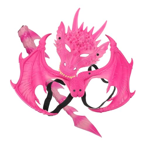 VALICLUD 3 Stück Teiliges Drachenset mit Flügeln und Maske Verstellbar für Halloween Kostüm Langlebig und Einfach zu Lagern für Rollenspiele und Kostümpartys VALICLUD 3 Stück Teiliges Drachenset mit Flügeln und Maske Verstellbar für Halloween Kostüm Langlebig und Einfach zu Lagern für Rollenspiele und Kostümpartys von VALICLUD