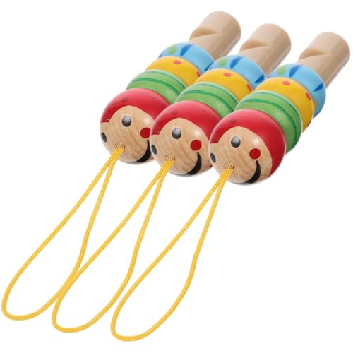 VALICLUD 3 Stück Teiliges Flöte Lernspielzeug Bunte Kleine Pfeifen für Junge Mädchen Musikalische Früherziehung Sensorisches für Geburtstags von VALICLUD