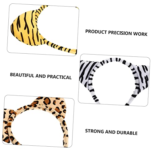 VALICLUD 3 Stück Teiliges Haarreif Plüsch Tierohren Stirnband Kreative Party Haarreifen Flauschige Animal Hair Hoops für Halloween Valentinstag Kostüm Accessoire VALICLUD 3 Stück Teiliges Haarreif Plüsch Tierohren Stirnband Kreative Party Haarreifen Flauschige Animal Hair Hoops für Halloween Valentinstag Kostüm Accessoire von VALICLUD