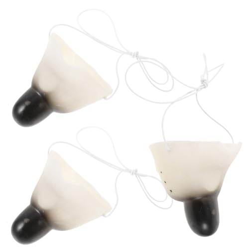 VALICLUD 3 Stück Teiliges Realistisch Gestaltetes Mäuse Nasen Cosplay mit Elastischem Band Leicht und Bequem für Bühnenauftritte Halloween Mottopartys und Tierkostüm Zubehör von VALICLUD