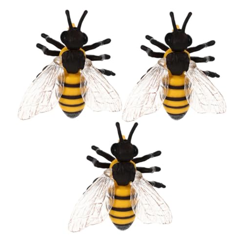 VALICLUD 3 Stück Teiliges Realistisches Bienenfiguren Umweltfreundliche Insekten Spielzeuge für Detailgetreue Lernmodelle für Schule Geburtstagsdekoration und Wissenschaftliche Projekte VALICLUD 3 Stück Teiliges Realistisches Bienenfiguren Umweltfreundliche Insekten Spielzeuge für Detailgetreue Lernmodelle für Schule Geburtstagsdekoration und Wissenschaftliche Projekte von VALICLUD
