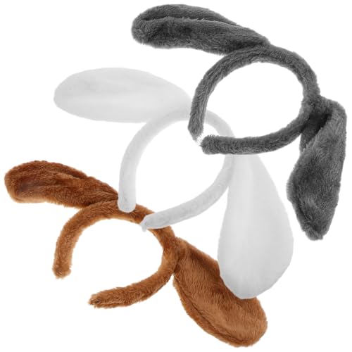 VALICLUD 3 Stück tierisches Stirnband Kopfschmuck für Welpen Welpenohren Haustier-Kopfbedeckung Tiere Stirnband Kopfbedeckungen mit Tierohren Hundeohren Stirnband Damen Stofftier Stirnband VALICLUD 3 Stück tierisches Stirnband Kopfschmuck für Welpen Welpenohren Haustier-Kopfbedeckung Tiere Stirnband Kopfbedeckungen mit Tierohren Hundeohren Stirnband Damen Stofftier Stirnband von VALICLUD