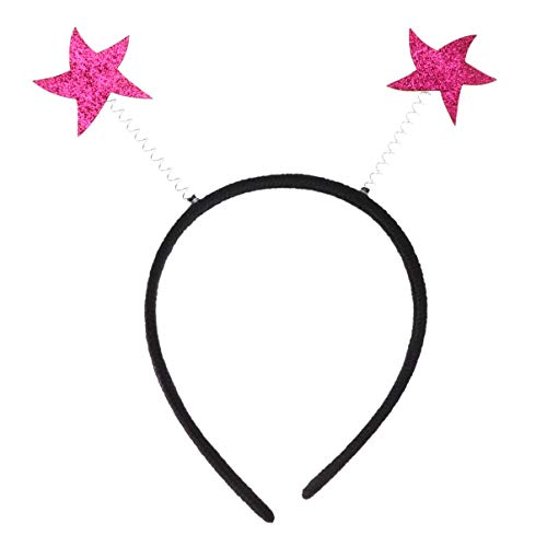 VALICLUD 3-Teiliges Glitzer-Stern-Stirnband Für Damen Und Mädchen Verstellbares Elastisches Haar-Accessoire Für Partys Geburtstage Cosplay von VALICLUD