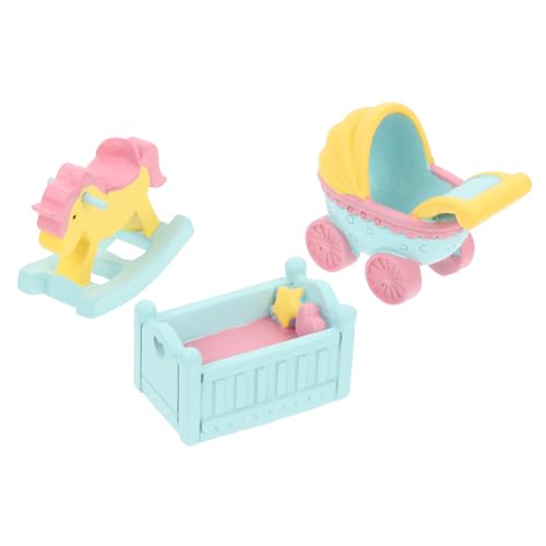 VALICLUD 3Stücke Kuchenverzierung Dekoration Krippenschmuck Mit Holzspielzeug Und Babywagen Niedliche Tortenaufsätze Für Kindergeburtstage Und Feiern VALICLUD 3Stücke Kuchenverzierung Dekoration Krippenschmuck Mit Holzspielzeug Und Babywagen Niedliche Tortenaufsätze Für Kindergeburtstage Und Feiern von VALICLUD