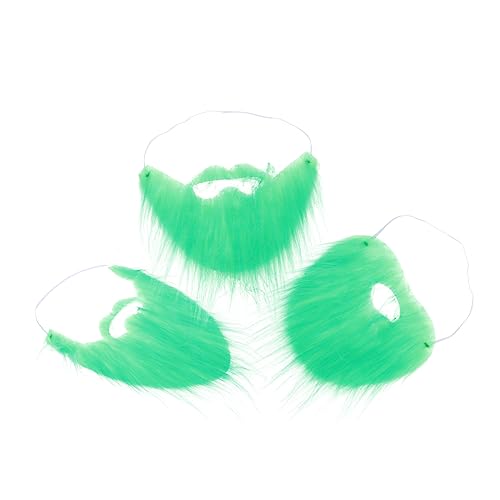 VALICLUD 3st Künstlicher Bart Gesichts- Bart Trimmer Bartroller Maske Schnurrbärte Perücken Bartglätter Bausatz Gefälscht Bartschneider Für Männer Mann Bartwachstumsset Kostüm Green Flanell VALICLUD 3st Künstlicher Bart Gesichts- Bart Trimmer Bartroller Maske Schnurrbärte Perücken Bartglätter Bausatz Gefälscht Bartschneider Für Männer Mann Bartwachstumsset Kostüm Green Flanell von VALICLUD