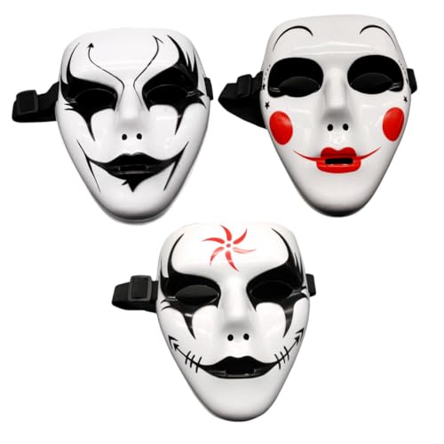 VALICLUD 3stücke Teiliges Handgefertigter Cosplay-masken Für Halloween Kreative Dekorative Gesichtsmaske Für Kostümpartys Und Feierlichkeiten Langlebig Für Erwachsene VALICLUD 3stücke Teiliges Handgefertigter Cosplay-masken Für Halloween Kreative Dekorative Gesichtsmaske Für Kostümpartys Und Feierlichkeiten Langlebig Für Erwachsene von VALICLUD