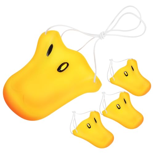 VALICLUD 4 Stück Entennasen Cosplay Requisiten Lustige Simulation Schnabel Maskerade für Halloween Partys und Bühnenauftritte Sicher und Einfach zu Tragen von VALICLUD