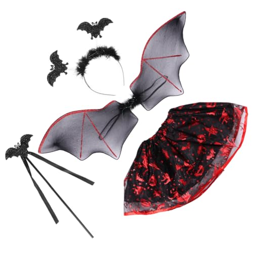 VALICLUD 4 Stück Fledermausreifen Für Babys Dekoration Halloween Performance Flügel Kleinkinder Anziehflügel Halloween Party Kleine Kostüme Hexenkostüm Mädchen Outfit Flügel von VALICLUD