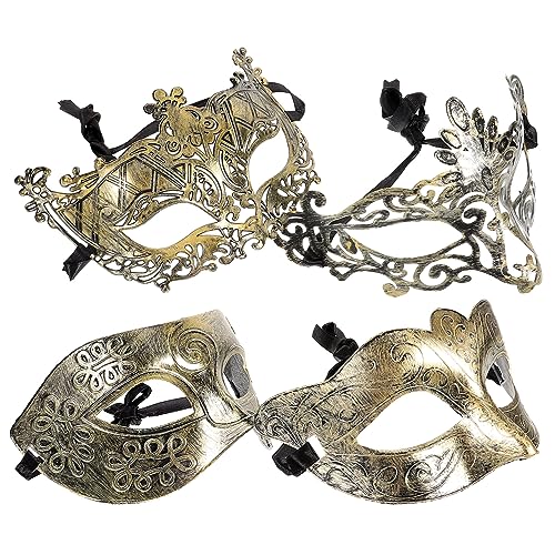 VALICLUD 4stücke Retro Für Masquerade Und Teiliges Mit Vintage-design Für Erwachsene Für Halloween Festivals Cosplay Und Partys VALICLUD 4stücke Retro Für Masquerade Und Teiliges Mit Vintage-design Für Erwachsene Für Halloween Festivals Cosplay Und Partys von VALICLUD