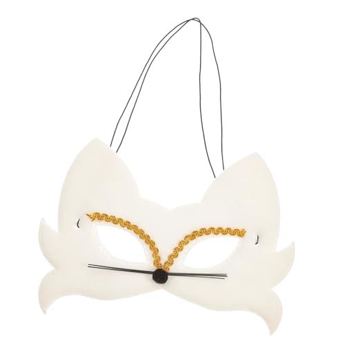 VALICLUD 4 Stück Katzenmaske halloween masken halloweenmaske karnevalsmasken augenklappen Kostüm pelzige Pfoten kindergeburtstagsfeier Maskerademaske Tiermaskenspielzeug Tuch Weiß VALICLUD 4 Stück Katzenmaske halloween masken halloweenmaske karnevalsmasken augenklappen Kostüm pelzige Pfoten kindergeburtstagsfeier Maskerademaske Tiermaskenspielzeug Tuch Weiß von VALICLUD