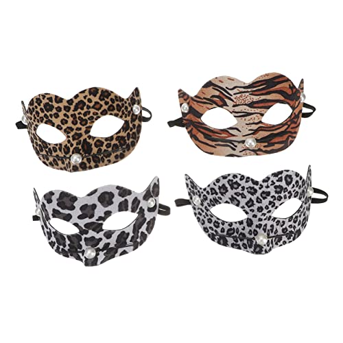 VALICLUD 4 Stück Leoparden-pvc-maske Kostüm Maskerademaske Haube Zarte Tiermaske Masken Schmücken Haustier Träger Bausätze Halloween-maske Bühnenauftrittsmaske Gesicht Stütze Haarmaske VALICLUD 4 Stück Leoparden-pvc-maske Kostüm Maskerademaske Haube Zarte Tiermaske Masken Schmücken Haustier Träger Bausätze Halloween-maske Bühnenauftrittsmaske Gesicht Stütze Haarmaske von VALICLUD