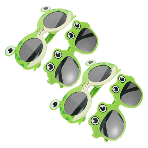 VALICLUD 4 Stück Lustige Frosch Sonnenbrillen Cartoon Brillenrahmen Sommer Luau Party Deko Witzige Fotorequisiten für Geburtstage Strand Pool und Hawaii VALICLUD 4 Stück Lustige Frosch Sonnenbrillen Cartoon Brillenrahmen Sommer Luau Party Deko Witzige Fotorequisiten für Geburtstage Strand Pool und Hawaii von VALICLUD