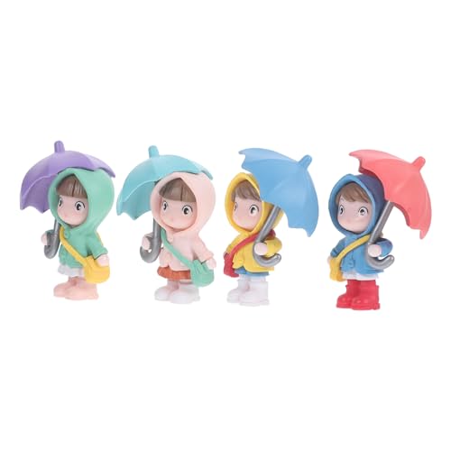 VALICLUD 4 Stück Miniatur Mädchenfigur mit Regenschirm Niedliche Deko für Garten Landschaft Kleine Puppenhaus Figur Regenmantel Mädchen Statue für und Desktop Dekoration VALICLUD 4 Stück Miniatur Mädchenfigur mit Regenschirm Niedliche Deko für Garten Landschaft Kleine Puppenhaus Figur Regenmantel Mädchen Statue für und Desktop Dekoration von VALICLUD