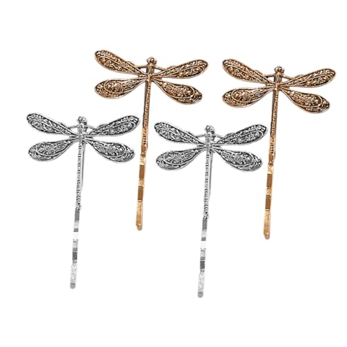 VALICLUD 4 Stück Retro Dragonfly Haarspangen Metall Haarklammern für Damen Stabile Haarklammer für Stirnhaar und Seitenhaar Vintage Haarschmuck für Alltag und Besondere Anlässe VALICLUD 4 Stück Retro Dragonfly Haarspangen Metall Haarklammern für Damen Stabile Haarklammer für Stirnhaar und Seitenhaar Vintage Haarschmuck für Alltag und Besondere Anlässe von VALICLUD