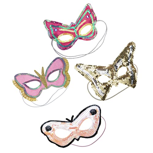 VALICLUD 4 Stück Schmetterlingsmaske Maskerade Ball maskerade auge Maskerademasken Halloween-Kostüme für Frauen halloweenmaske halloween gesichtsmaske Kindermaske Frauenmaske Vlies Colorful VALICLUD 4 Stück Schmetterlingsmaske Maskerade Ball maskerade auge Maskerademasken Halloween-Kostüme für Frauen halloweenmaske halloween gesichtsmaske Kindermaske Frauenmaske Vlies Colorful von VALICLUD