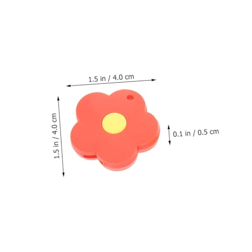 VALICLUD 4 Stück Süße Schlüsselhüllen aus Flexiblem Silikon Blumen Design Leichte Schutzhüllen für Hausschlüssel als Schlüsselanhänger für Rucksäcke Taschen und Geschenkidee von VALICLUD
