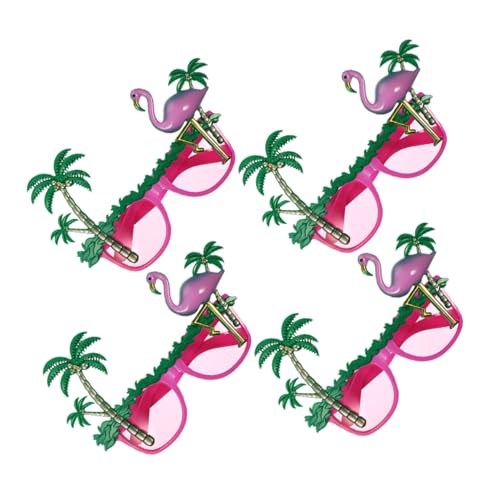 VALICLUD 4 Stück Teiliges Flamingo und Kokosnussbaum Partybrillen Leichte Lustige Hawaii Sonnenbrillen für Sommerstrand Pool Kostüm Tanz Fest Zubehör VALICLUD 4 Stück Teiliges Flamingo und Kokosnussbaum Partybrillen Leichte Lustige Hawaii Sonnenbrillen für Sommerstrand Pool Kostüm Tanz Fest Zubehör von VALICLUD