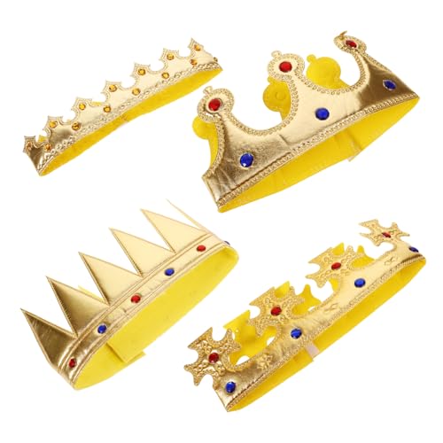 VALICLUD 4 Stück Teiliges Glitzernde Kostümkrone für Geburtstagsfeiern und Cosplay Bequem und Leicht für Kleine und Prinzessinnen VALICLUD 4 Stück Teiliges Glitzernde Kostümkrone für Geburtstagsfeiern und Cosplay Bequem und Leicht für Kleine und Prinzessinnen von VALICLUD