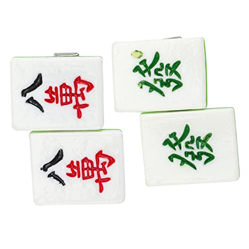 VALICLUD 4 Stück Teiliges Mahjong Haarschmuck für Süße Haarnadeln im Mahjong Design für Rollenspiele Partys und Langlebig und rutschfest Kleinkinder und Erste Geburtstagsfeiern von VALICLUD