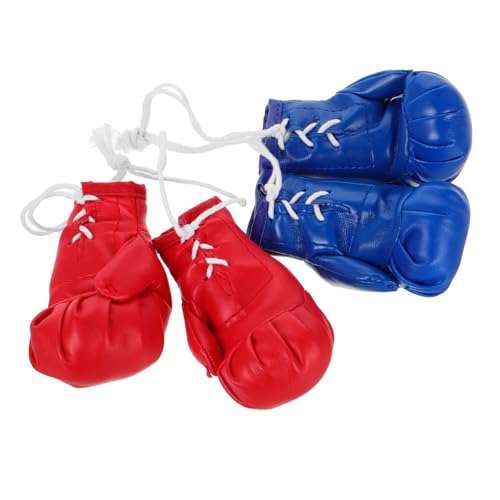 VALICLUD 4 Stück Teiliges Miniatur Boxhandschuhe Detailgetreue Deko für Puppenhaus Auto Spiegel Anhänger Rote Blaue Mini Punching Gloves Einzigartiges für Boxfans und Party Deko VALICLUD 4 Stück Teiliges Miniatur Boxhandschuhe Detailgetreue Deko für Puppenhaus Auto Spiegel Anhänger Rote Blaue Mini Punching Gloves Einzigartiges für Boxfans und Party Deko von VALICLUD