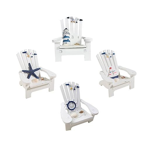 VALICLUD 4 Stück Teiliges Miniatur Holz Strandstuhl Deko Mediterraner Stil Puppenhaus Möbel Tischdekoration für Wohnzimmer Büro VALICLUD 4 Stück Teiliges Miniatur Holz Strandstuhl Deko Mediterraner Stil Puppenhaus Möbel Tischdekoration für Wohnzimmer Büro von VALICLUD