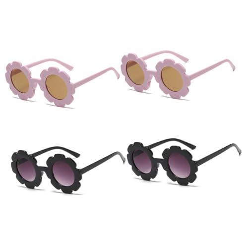 VALICLUD 4 Stück Teiliges Sonnenbrillen Sonnenblumenform UV schutz Bunte Partybrille für Jungen Mädchen Lustige Blumenform Brille für Familienfeier Spaß VALICLUD 4 Stück Teiliges Sonnenbrillen Sonnenblumenform UV schutz Bunte Partybrille für Jungen Mädchen Lustige Blumenform Brille für Familienfeier Spaß von VALICLUD