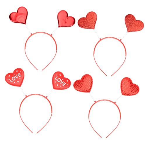 VALICLUD 4 Stück Teiliges Valentinstag Herz Stirnband für Erwachsene Niedliche Herz Haarreifen Party Accessoires Einfach zu Tragen Geeignet für Alltag Hochzeit und Feierlichkeiten VALICLUD 4 Stück Teiliges Valentinstag Herz Stirnband für Erwachsene Niedliche Herz Haarreifen Party Accessoires Einfach zu Tragen Geeignet für Alltag Hochzeit und Feierlichkeiten von VALICLUD