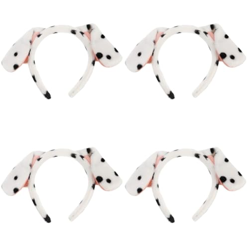 VALICLUD 4 Stück Welpen Stirnband Cartoon-haarband Hundeohren-stirnband Haarschleife Kuscheltier Bommel Junge Kind Weiß Stoff VALICLUD 4 Stück Welpen Stirnband Cartoon-haarband Hundeohren-stirnband Haarschleife Kuscheltier Bommel Junge Kind Weiß Stoff von VALICLUD
