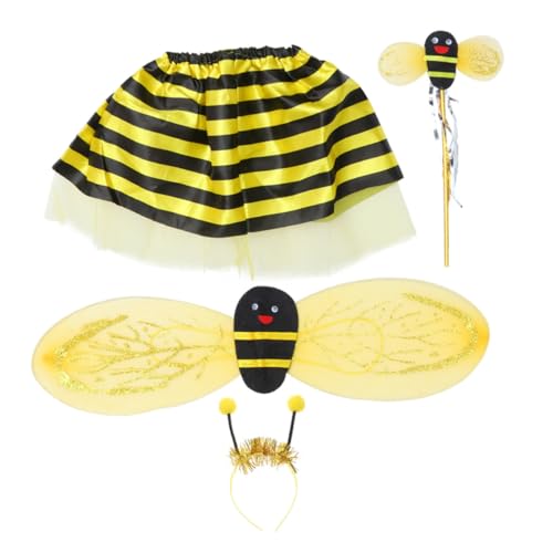 VALICLUD 4-Teiliges Set Bienenflügel für fairy wand halloweenkostüme für kinderknallzeug spielzeuge children toys Kinderspielzeug Ballettröckchen Babybesteckset kleider VALICLUD 4-Teiliges Set Bienenflügel für fairy wand halloweenkostüme für kinderknallzeug spielzeuge children toys Kinderspielzeug Ballettröckchen Babybesteckset kleider von VALICLUD