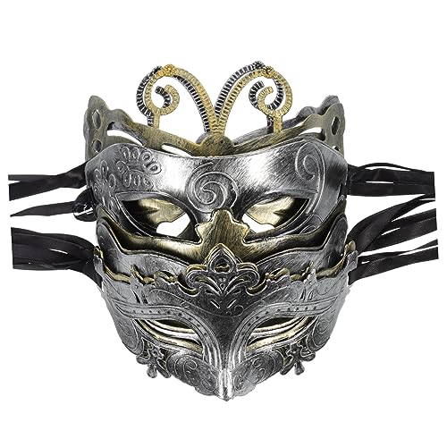 VALICLUD 40St antike Maske Karneval-Cosplay Halloween stichsäge Maskerade-Maske Maskerade-Party-Maske Tanzparty-Requisite Antiquität Requisiten Kleidung bilden Liebhaber von VALICLUD