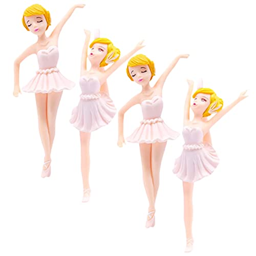 VALICLUD 4Stücke Ballerina Cupcake Topper Mädchenfigur Kuchendekoration für Hochzeiten Partys und Ballett Themen Süße Tortendeko VALICLUD 4Stücke Ballerina Cupcake Topper Mädchenfigur Kuchendekoration für Hochzeiten Partys und Ballett Themen Süße Tortendeko von VALICLUD