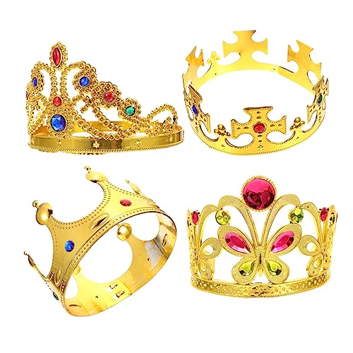 VALICLUD 4Stücke Strasskrone für Kopfschmuck für Geburtstagsfeiern Funkelnde für Kleine Prinzessinnen und Besondere Anlässe VALICLUD 4Stücke Strasskrone für Kopfschmuck für Geburtstagsfeiern Funkelnde für Kleine Prinzessinnen und Besondere Anlässe von VALICLUD