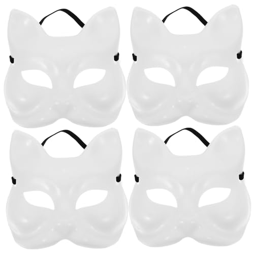 VALICLUD DIY Handbemalte Fuchs Masken Leere Halbmaske Für Halloween Bastelbedarf Und Partyzubehör Kreatives Gestalten Und Verkleiden VALICLUD DIY Handbemalte Fuchs Masken Leere Halbmaske Für Halloween Bastelbedarf Und Partyzubehör Kreatives Gestalten Und Verkleiden von VALICLUD