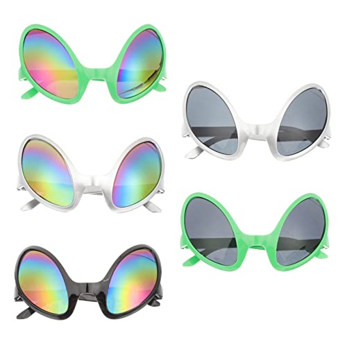 VALICLUD 5 Stück Außerirdische Brille Beugungsgläser Alien-kostüm Für Erwachsene Neon-accessoires Abschlussball- Lustige Brille Für Erwachsene Alien-gastgeschenke Rave Plastik VALICLUD 5 Stück Außerirdische Brille Beugungsgläser Alien-kostüm Für Erwachsene Neon-accessoires Abschlussball- Lustige Brille Für Erwachsene Alien-gastgeschenke Rave Plastik von VALICLUD